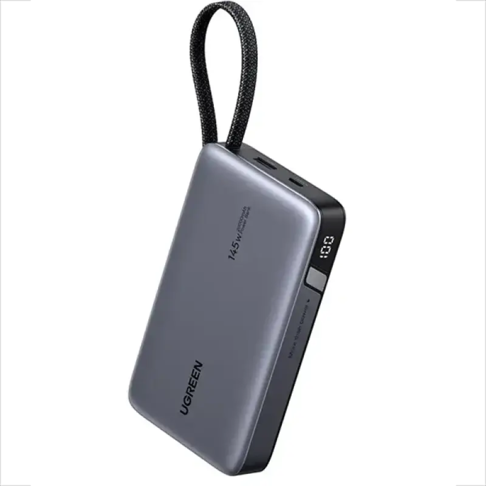 UGREEN PB551 (55992B) 20000mAh 145W Power Bank with Built-in Cable 3 UGREEN PB551 (55992B) 20000mAh 145W Power Bank with Built-in Cable - Image 3