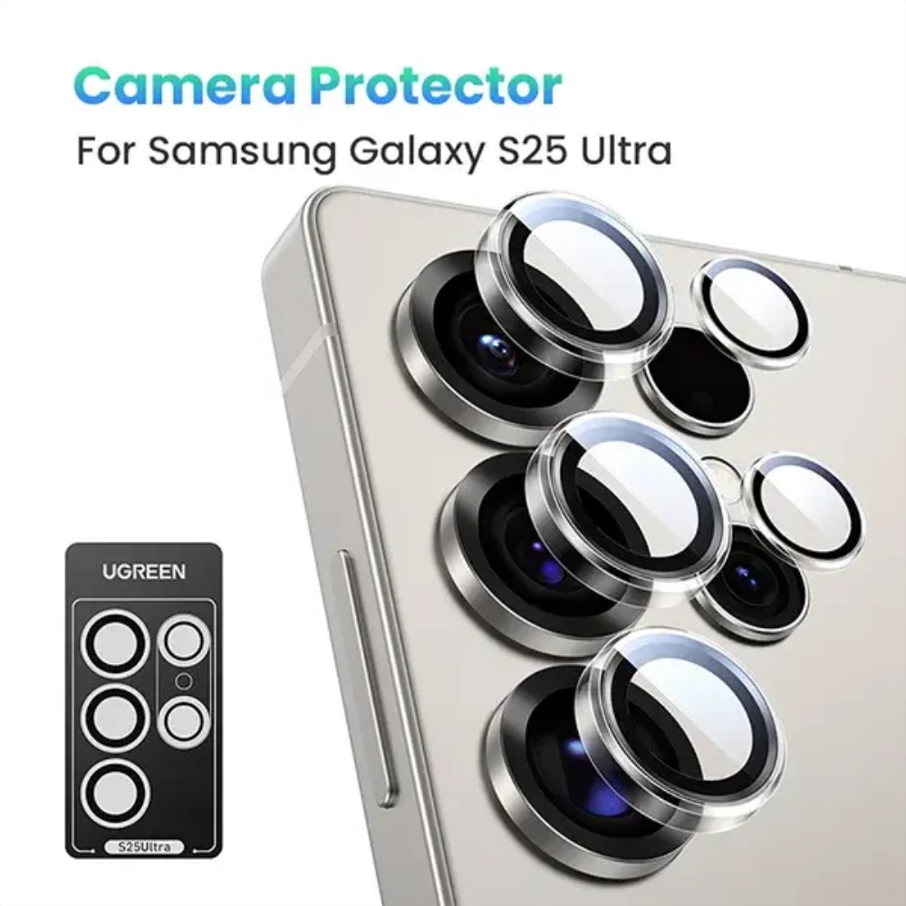 UGREEN SP881 (65170) HD Camera Lens Protector for Samsung Galaxy S25 Ultra 1-Pack 3 UGREEN SP881 (65170) HD Camera Lens Protector for Samsung Galaxy S25 Ultra 1-Pack - Image 3