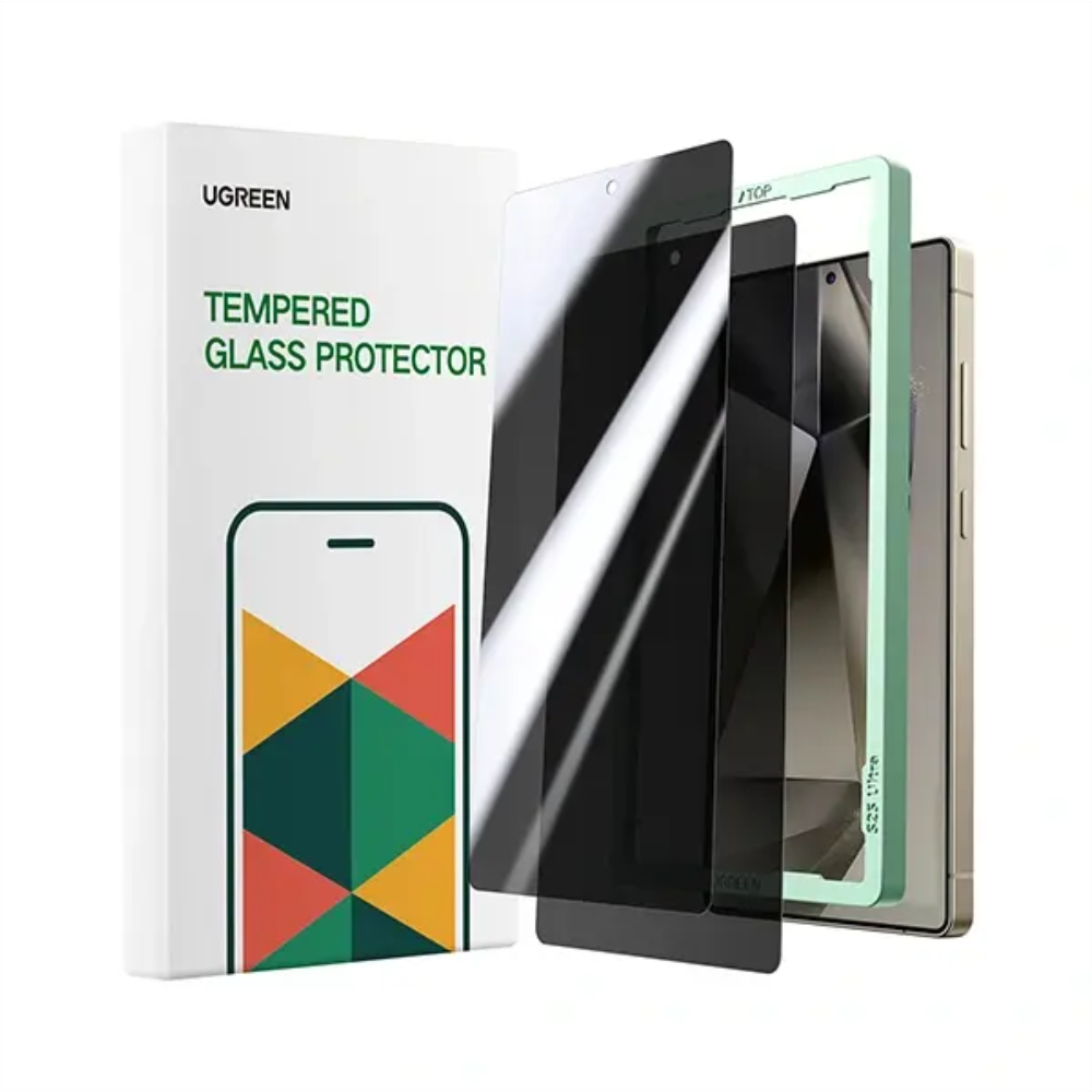 UGREEN SP882 (65171) Privacy Screen Protector with Installation Frame for Samsung Galaxy S25 Ultra - 2 Pack 3 UGREEN SP882 (65171) Privacy Screen Protector with Installation Frame for Samsung Galaxy S25 Ultra - 2 Pack - Image 3