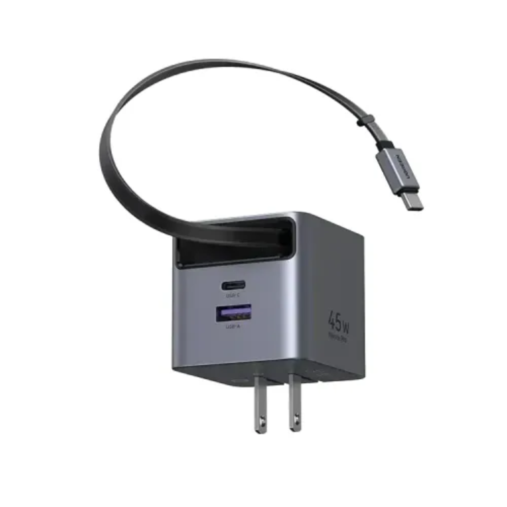 UGREEN x614 (65823) 45W GaN Fast Charger with Retractable Cable - UK 1 UGREEN x614 (65823) 45W GaN Fast Charger with Retractable Cable - UK