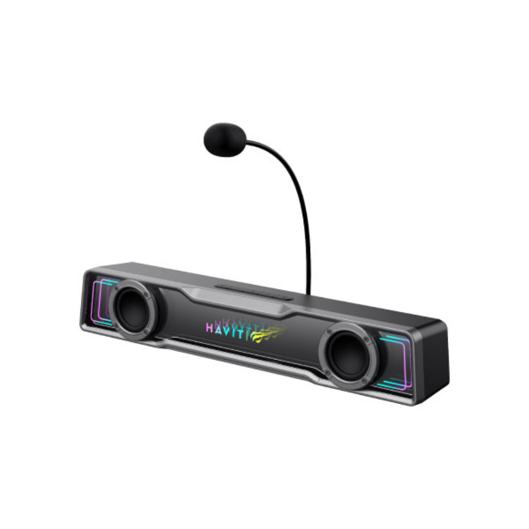 Havit SK220 RGB Dual Mode Gaming Soundbar with Detachable Microphone 2 Havit SK220 RGB Dual Mode Gaming Soundbar with Detachable Microphone - Image 2