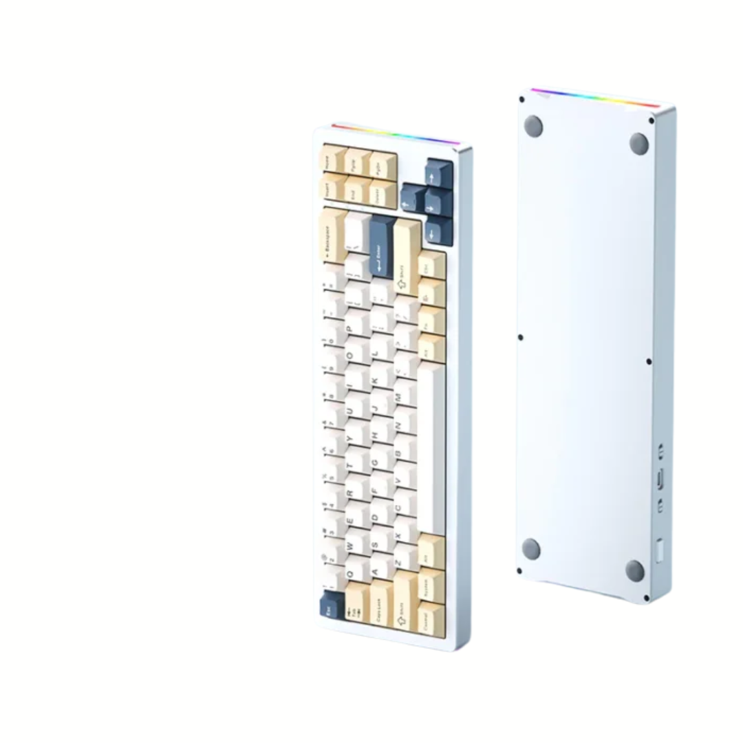 XINMENG M71 V2 Aluminum Tri-mode Wireless Mechanical Keyboard, SOY Milk 9 XINMENG M71 V2 Aluminum Tri-mode Wireless Mechanical Keyboard, SOY Milk - Image 9