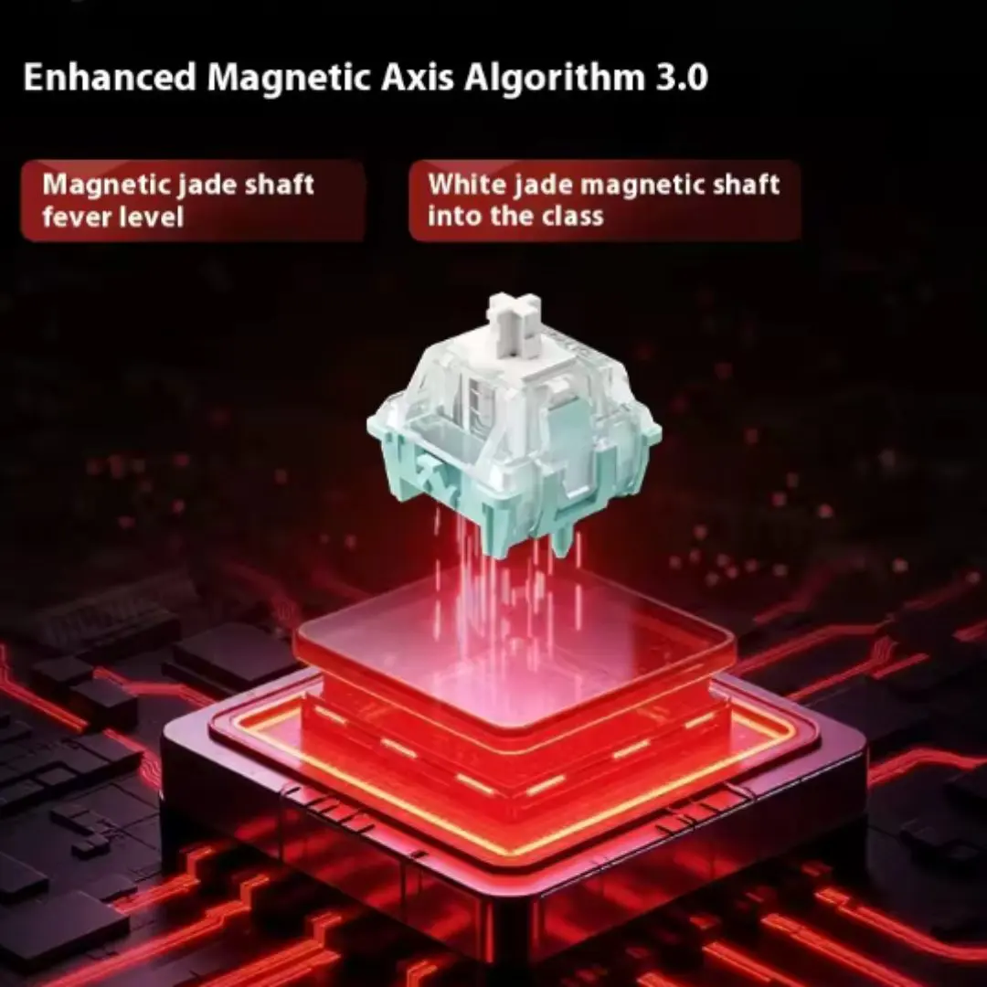 Xinmeng Beat68 RGB 8K Wired Magnetic Switch Keyboard, Ice Blade Transparent 2 Xinmeng Beat68 RGB 8K Wired Magnetic Switch Keyboard, Ice Blade Transparent - Image 2