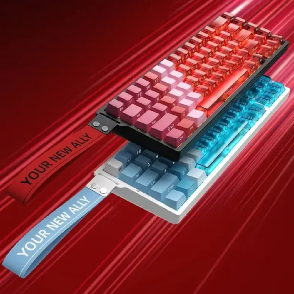 Xinmeng Beat68 RGB 8K Wired Magnetic Switch Keyboard, Red Crystal Transparent 3 Xinmeng Beat68 RGB 8K Wired Magnetic Switch Keyboard, Red Crystal Transparent - Image 3