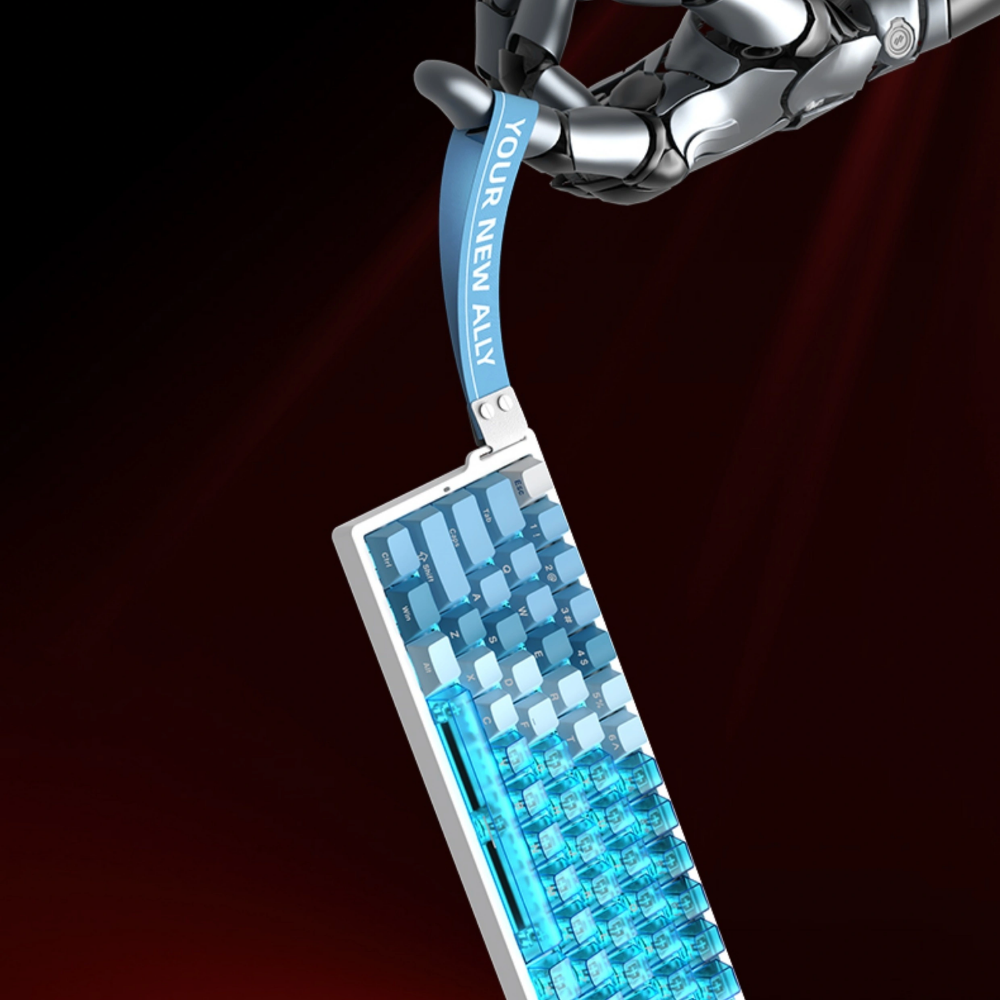 Xinmeng Beat68 RGB 8K Wired Magnetic Switch Keyboard, Ice Blade Transparent 3 Xinmeng Beat68 RGB 8K Wired Magnetic Switch Keyboard, Ice Blade Transparent - Image 3