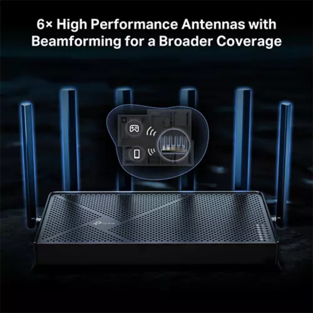 TP-Link Archer BE400 BE6500 Dual-Band Gigabit Wi-Fi 7 Router 4 TP-Link Archer BE400 BE6500 Dual-Band Gigabit Wi-Fi 7 Router - Image 4