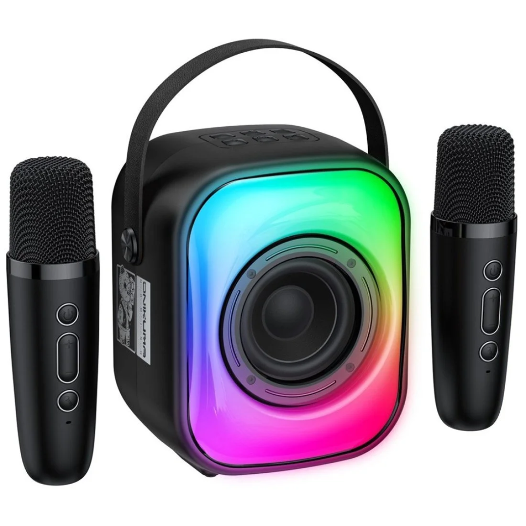 ONIKUMA L7 K Song RGB Light Bluetooth-compatible Speaker Dual Wireless Microphone 2 ONIKUMA L7 K Song RGB Light Bluetooth-compatible Speaker Dual Wireless Microphone - Image 2