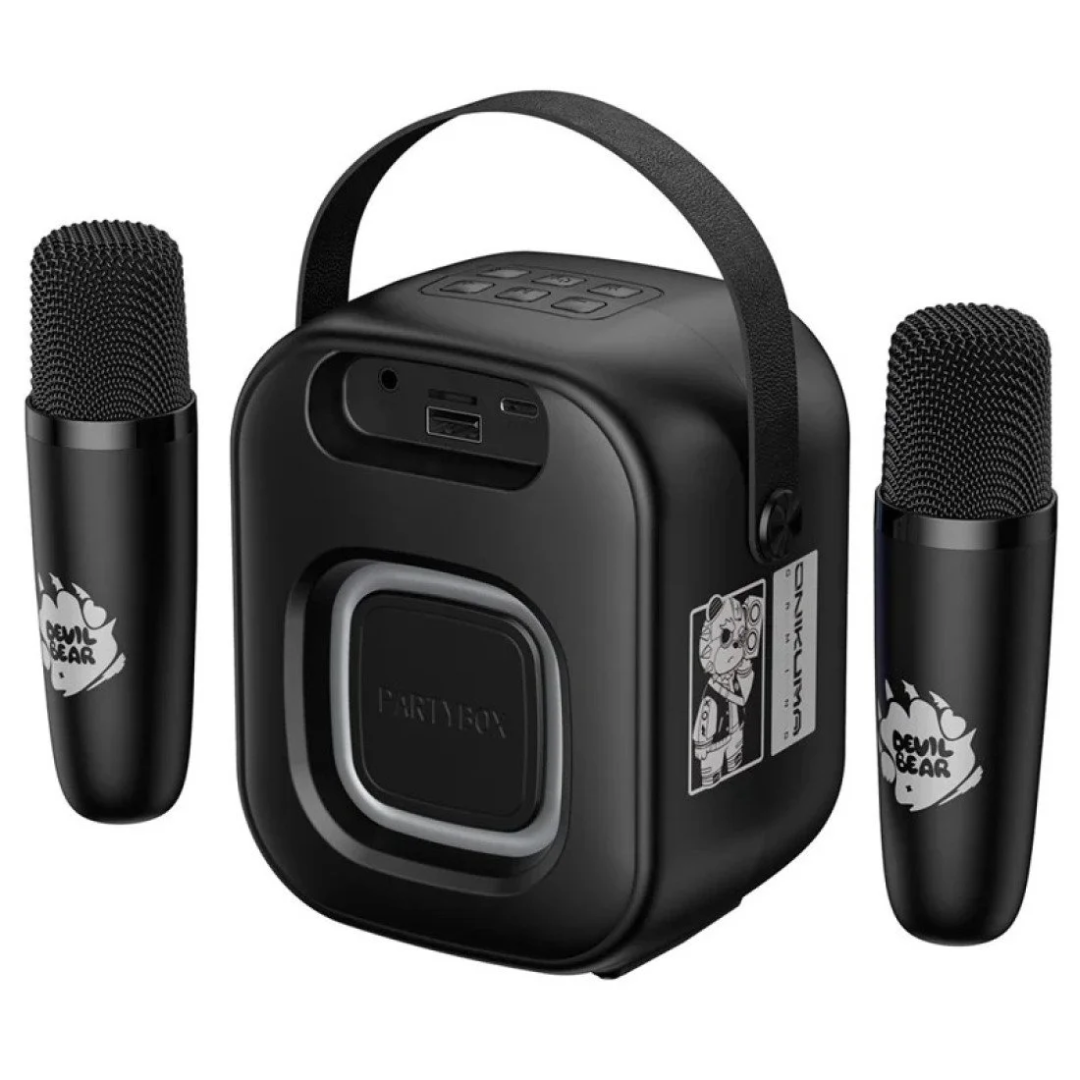ONIKUMA L7 K Song RGB Light Bluetooth-compatible Speaker Dual Wireless Microphone 1 ONIKUMA L7 K Song RGB Light Bluetooth-compatible Speaker Dual Wireless Microphone