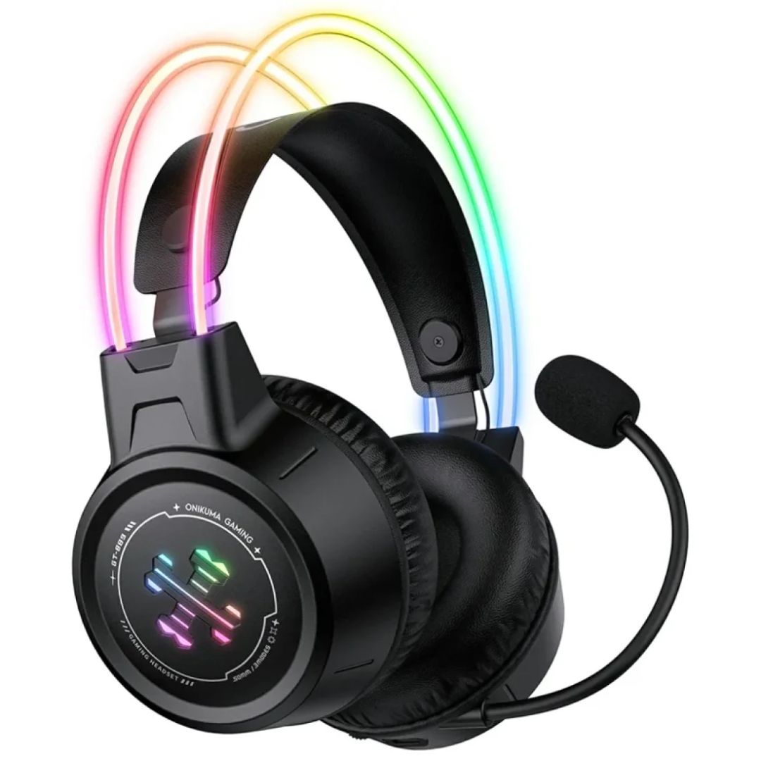 ONIKUMA GT889 Gaming Headset Triple-Mode RGB Lighting with Mic 5 ONIKUMA GT889 Gaming Headset Triple-Mode RGB Lighting with Mic - Image 5
