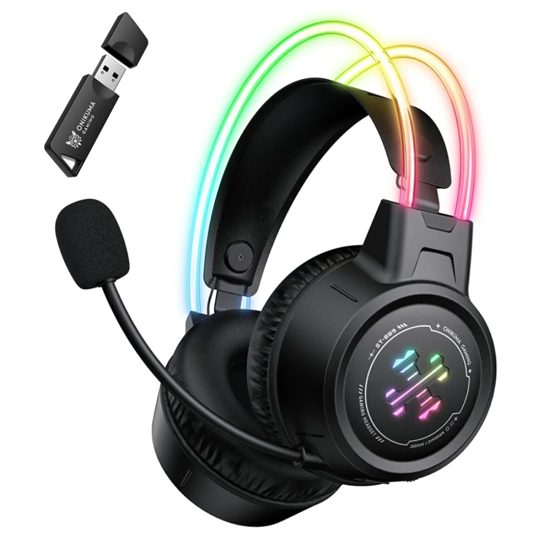 ONIKUMA GT889 Gaming Headset Triple-Mode RGB Lighting with Mic 1 ONIKUMA GT889 Gaming Headset Triple-Mode RGB Lighting with Mic