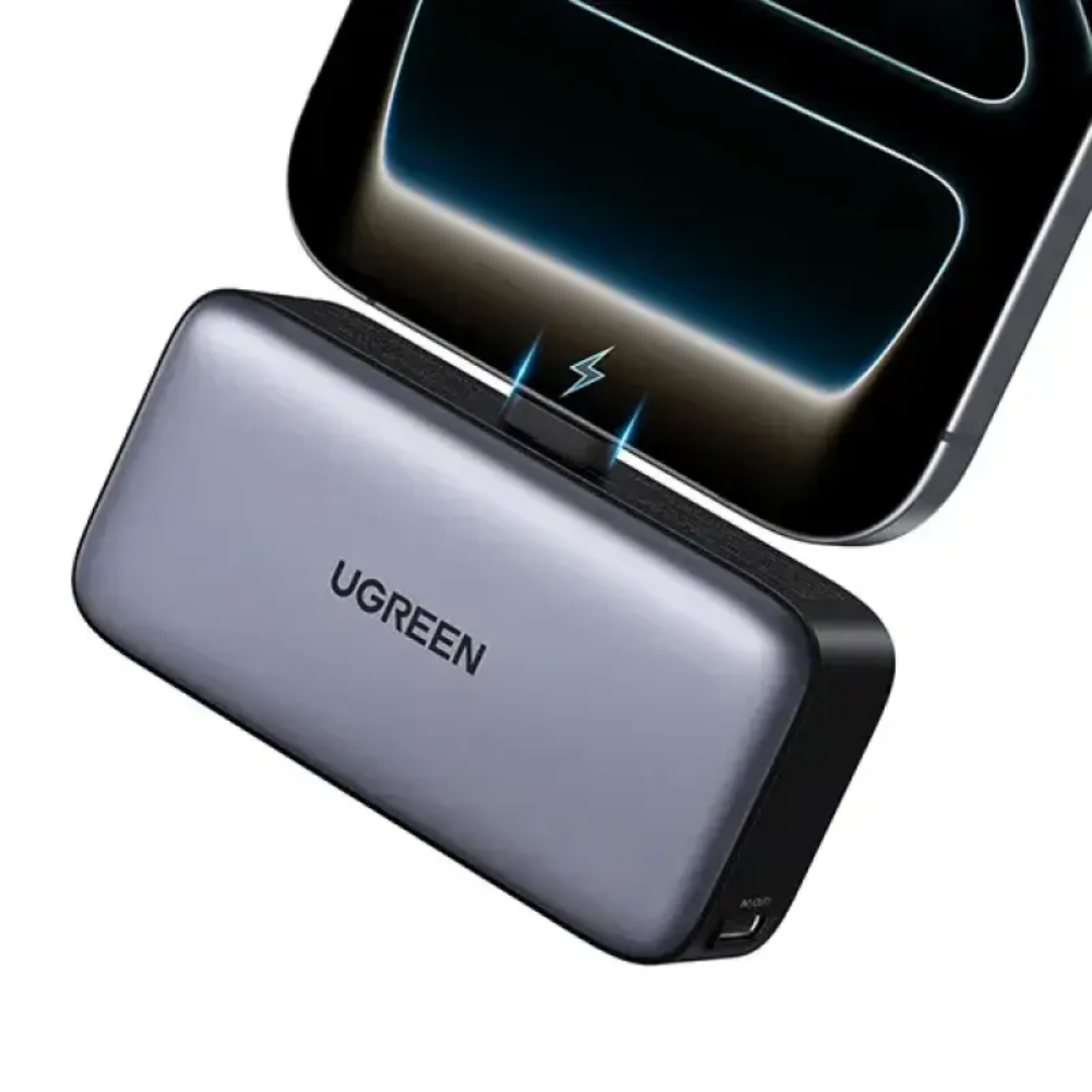 UGREEN PB503 5000mAh Power Bank with Built-in USB-C Connector 3 UGREEN PB503 5000mAh Power Bank with Built-in USB-C Connector - Image 3