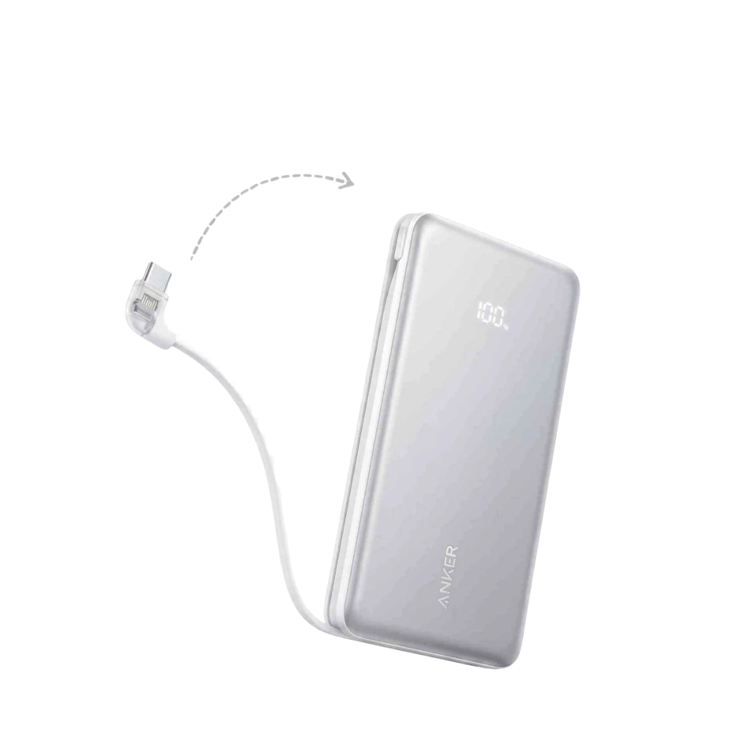 Anker Zolo 10000mAh 22.5W Power Bank with Built-in USB-C Cable 5 Anker Zolo 10000mAh 22.5W Power Bank with Built-in USB-C Cable - Image 5