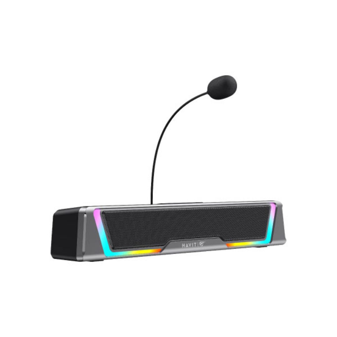 Havit SK221 RGB Dual Mode Gaming Soundbar with Detachable Microphone 2 Havit SK221 RGB Dual Mode Gaming Soundbar with Detachable Microphone - Image 2
