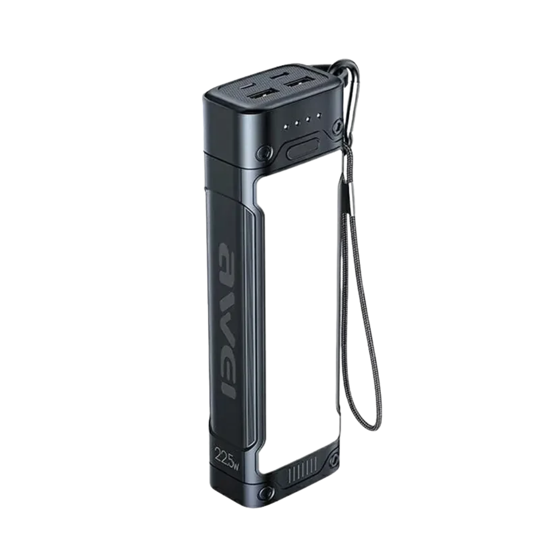 Awei P175K 20000mAh Portable Outdoor Power Bank With 25 Lighting Lamps 1 Awei P175K 20000mAh Portable Outdoor Power Bank With 25 Lighting Lamps