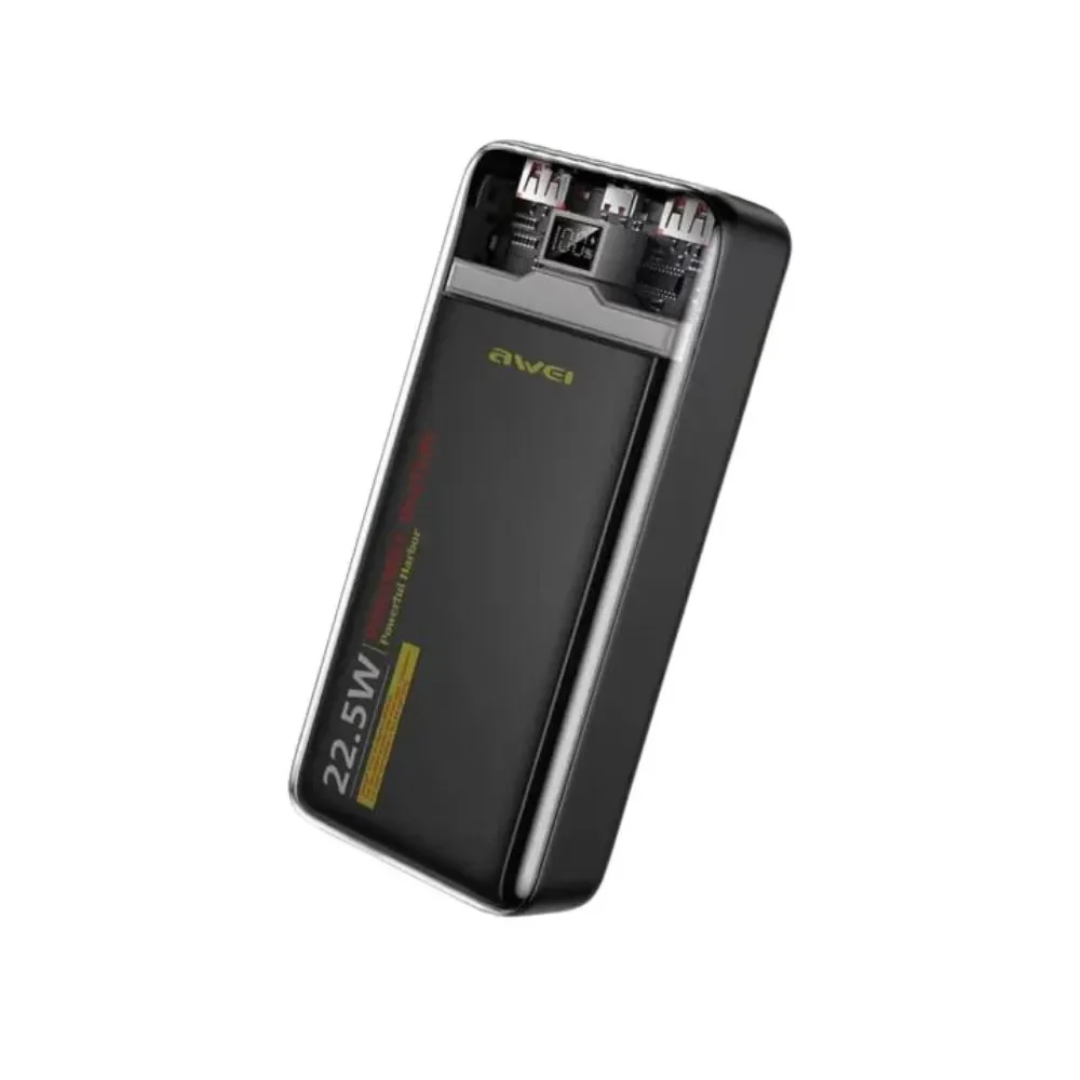 Awei P78K 20000mAh 22.5W Portable Fast Charging Power Bank 2 Awei P78K 20000mAh 22.5W Portable Fast Charging Power Bank - Image 2