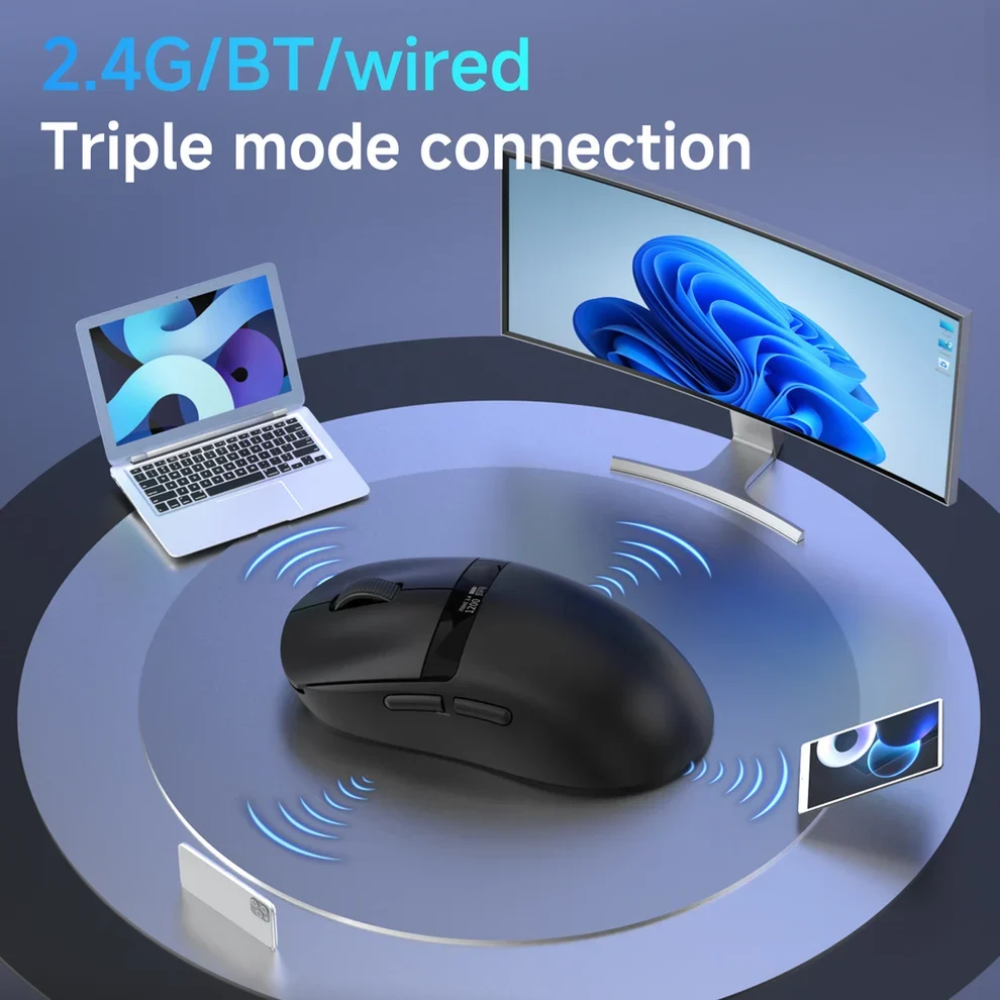 AJAZZ NJ07 V2 Tri-Mode Wireless Gaming Mouse 10 AJAZZ NJ07 V2 Tri-Mode Wireless Gaming Mouse - Image 10
