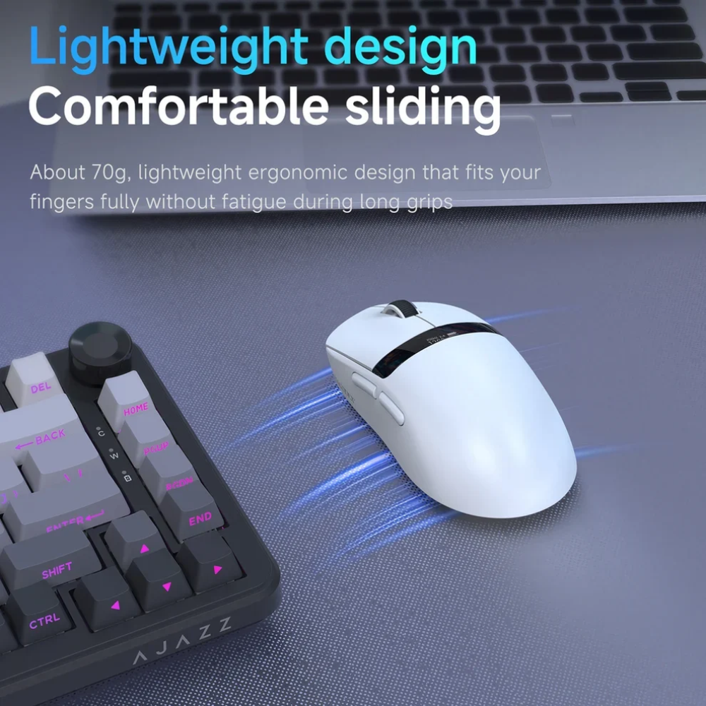 AJAZZ NJ07 V2 Tri-Mode Wireless Gaming Mouse 8 AJAZZ NJ07 V2 Tri-Mode Wireless Gaming Mouse - Image 8
