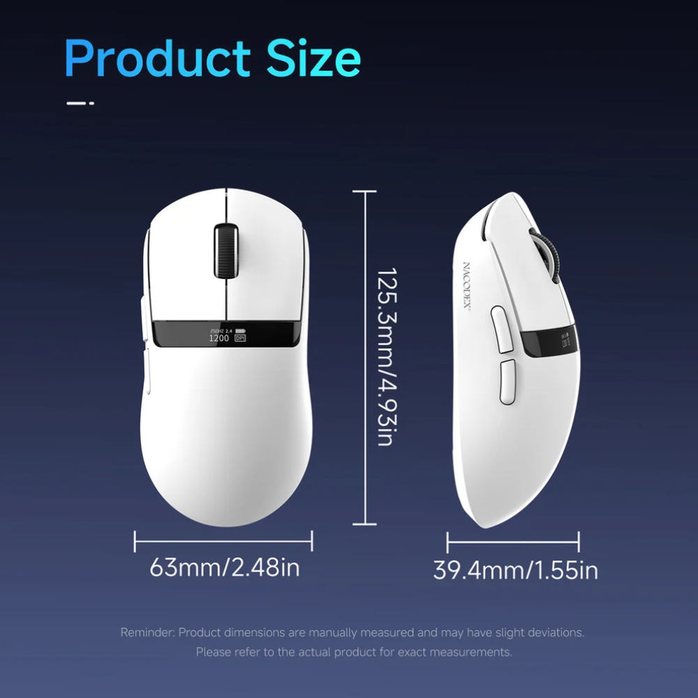 AJAZZ NJ07 V2 Tri-Mode Wireless Gaming Mouse 16 AJAZZ NJ07 V2 Tri-Mode Wireless Gaming Mouse - Image 16