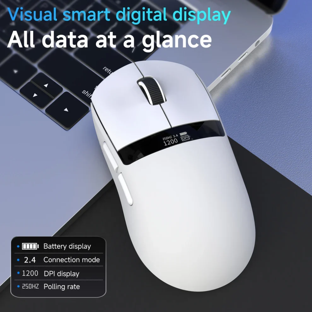 AJAZZ NJ07 V2 Tri-Mode Wireless Gaming Mouse 6 AJAZZ NJ07 V2 Tri-Mode Wireless Gaming Mouse - Image 6