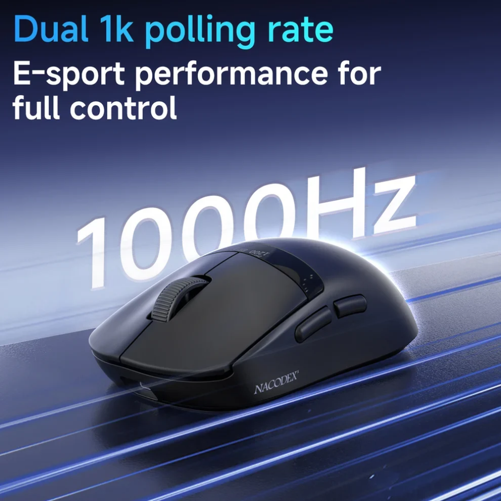 AJAZZ NJ07 V2 Tri-Mode Wireless Gaming Mouse 13 AJAZZ NJ07 V2 Tri-Mode Wireless Gaming Mouse - Image 13