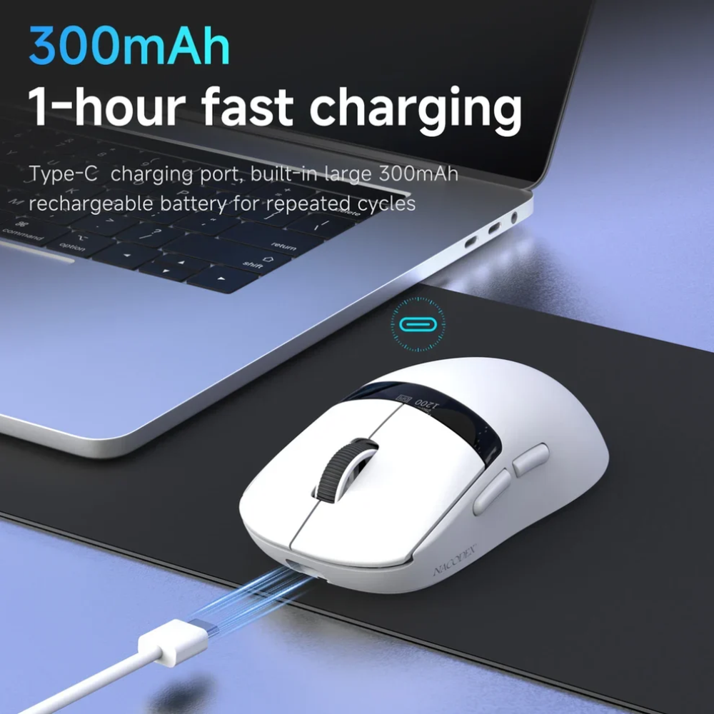AJAZZ NJ07 V2 Tri-Mode Wireless Gaming Mouse 11 AJAZZ NJ07 V2 Tri-Mode Wireless Gaming Mouse - Image 11