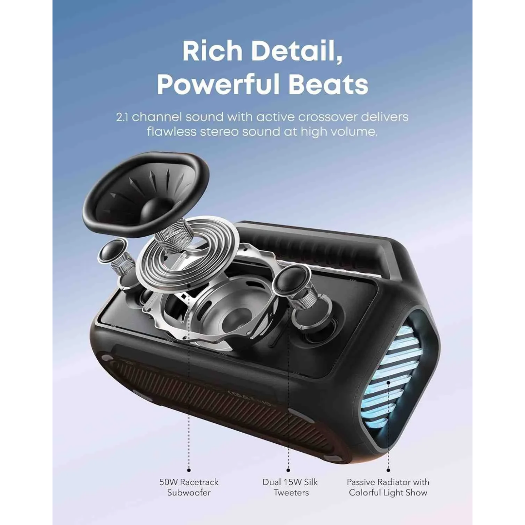 Anker Soundcore Boom 2 Portable Bluetooth Speaker 2 Anker Soundcore Boom 2 Portable Bluetooth Speaker - Image 2