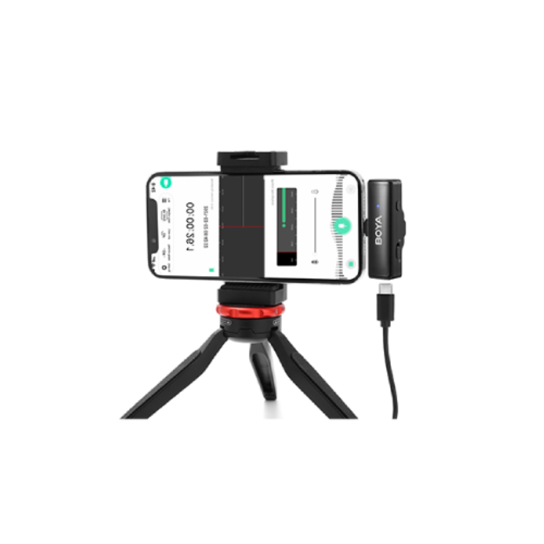 BOYA BOYALINK A2 All-In-One Design Wireless Microphone System Without Charging Case 5 BOYA BOYALINK A2 All-In-One Design Wireless Microphone System Without Charging Case - Image 5