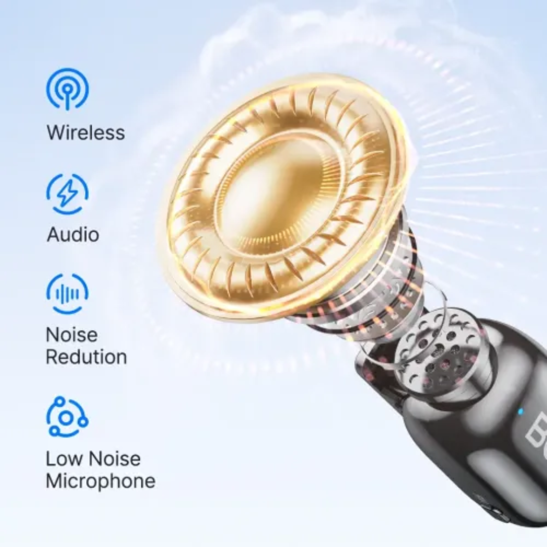 BOYA Mini 2-02 AI Noise Cancellation Super Mini Wireless Microphone 4 BOYA Mini 2-02 AI Noise Cancellation Super Mini Wireless Microphone - Image 4