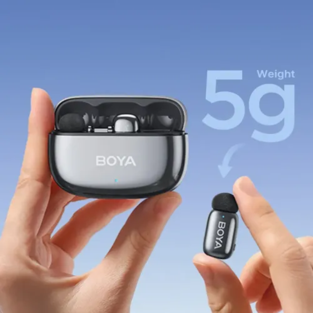 BOYA Mini 2-02 AI Noise Cancellation Super Mini Wireless Microphone 5 BOYA Mini 2-02 AI Noise Cancellation Super Mini Wireless Microphone - Image 5