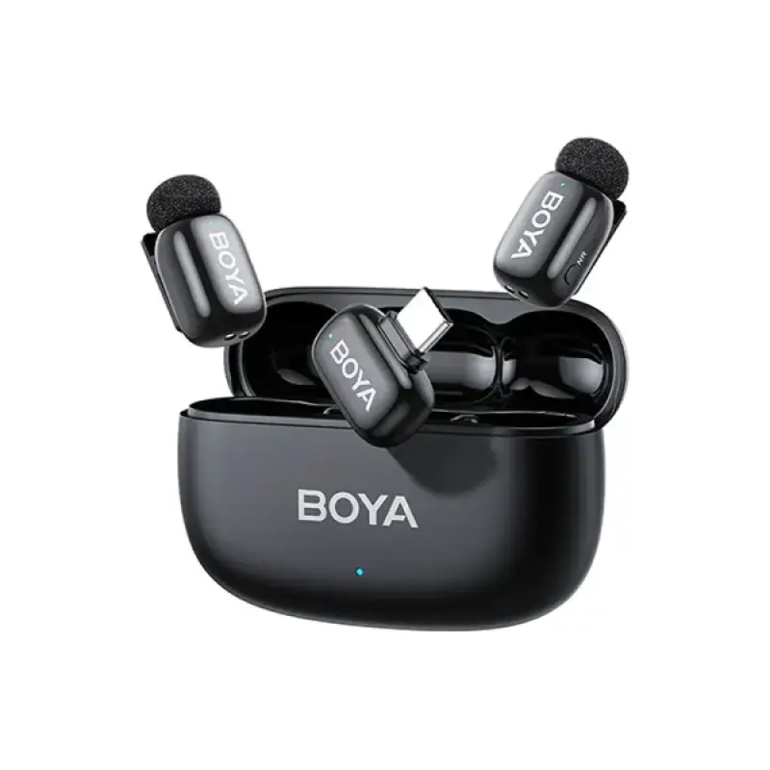 BOYA Mini 2-02 AI Noise Cancellation Super Mini Wireless Microphone 1 BOYA Mini 2-02 AI Noise Cancellation Super Mini Wireless Microphone