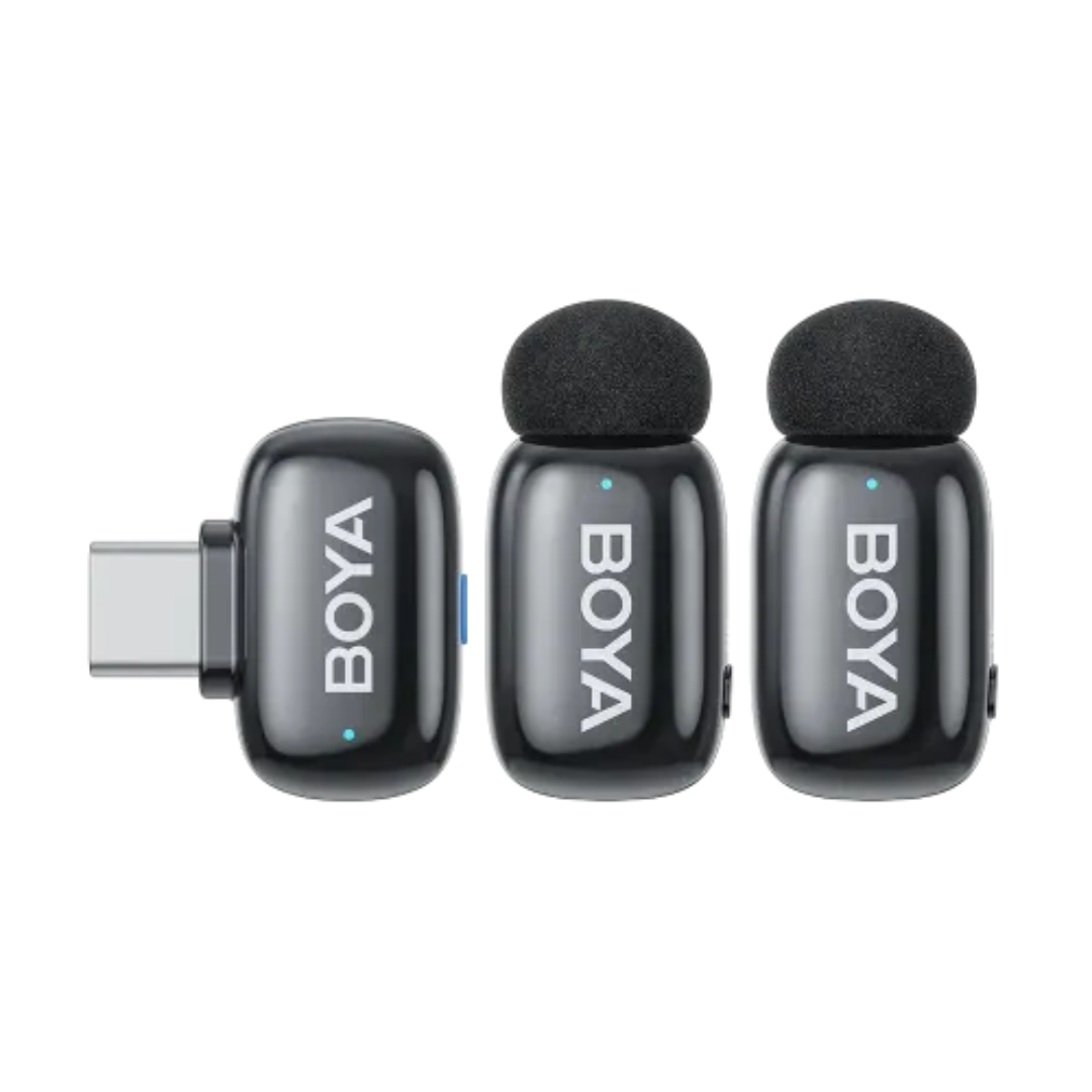 BOYA mini 2-04 Wireless Microphone (TX-2, RX-1) 1 BOYA mini 2-04 Wireless Microphone (TX-2, RX-1)
