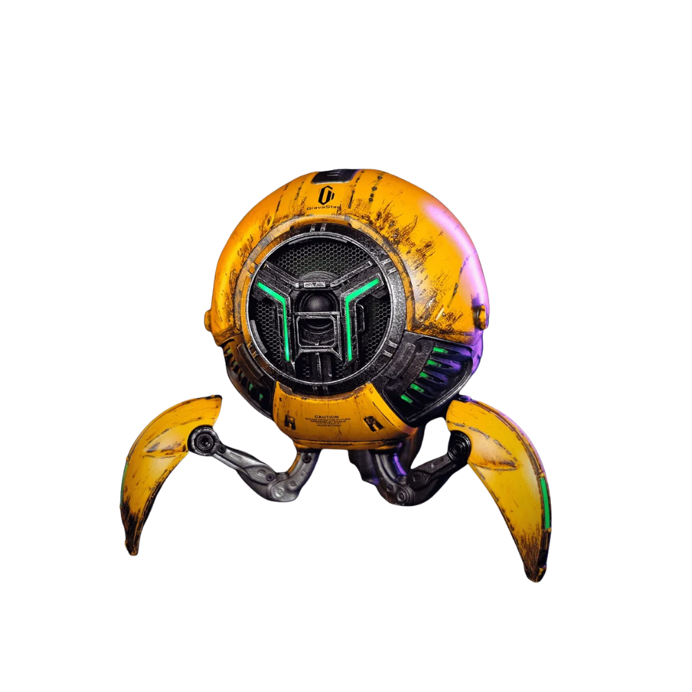 GravaStar Mars Pro 20-Watt Dual Driver Dual-Mode Wireless Stereo Speaker, Battle-Worn Yellow (Special Edition) 1 GravaStar Mars Pro 20-Watt Dual Driver Dual-Mode Wireless Stereo Speaker, Battle-Worn Yellow (Special Edition)