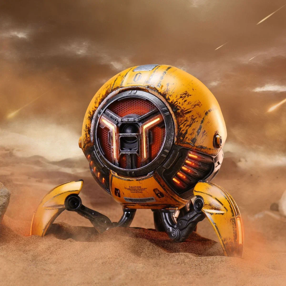 GravaStar Mars Pro 20-Watt Dual Driver Dual-Mode Wireless Stereo Speaker, Battle-Worn Yellow (Special Edition) 3 GravaStar Mars Pro 20-Watt Dual Driver Dual-Mode Wireless Stereo Speaker, Battle-Worn Yellow (Special Edition) - Image 3