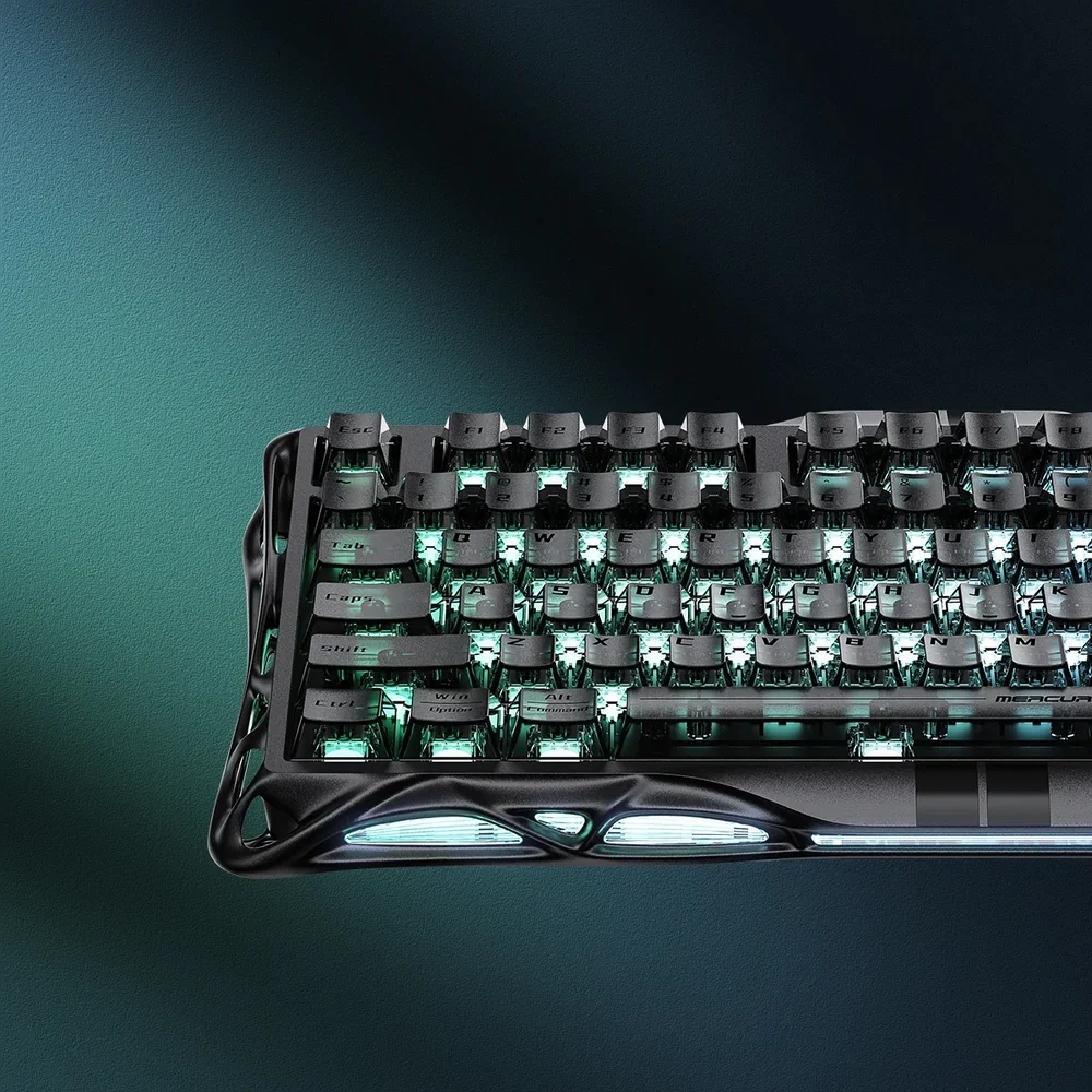 GravaStar Mercury V75 HE Wired Hall Effect Mechanical Keyboard, Stealth Black (UFO HE Switch) 6 GravaStar Mercury V75 HE Wired Hall Effect Mechanical Keyboard, Stealth Black (UFO HE Switch) - Image 6