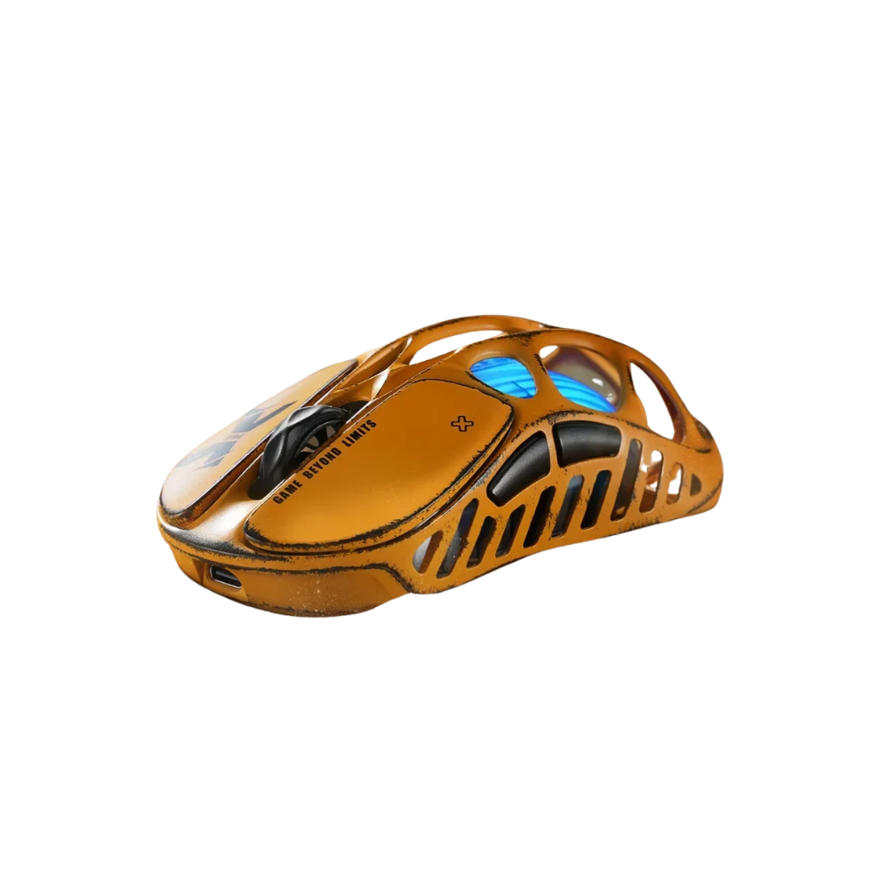 GravaStar Mercury X Pro 8KHz Tri-Mode Wireless Gaming Mouse, Battle Worn-Yellow (Special Edition) 1 GravaStar Mercury X Pro 8KHz Tri-Mode Wireless Gaming Mouse, Battle Worn-Yellow (Special Edition)