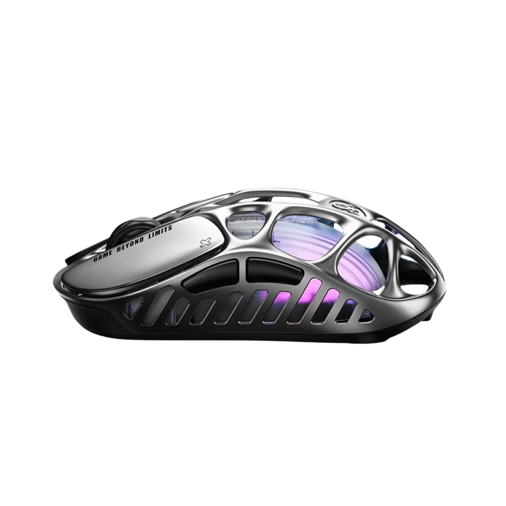 GravaStar Mercury X Pro 8KHz Tri-Mode Wireless Gaming Mouse, Interstellar Silver 2 GravaStar Mercury X Pro 8KHz Tri-Mode Wireless Gaming Mouse, Interstellar Silver - Image 2