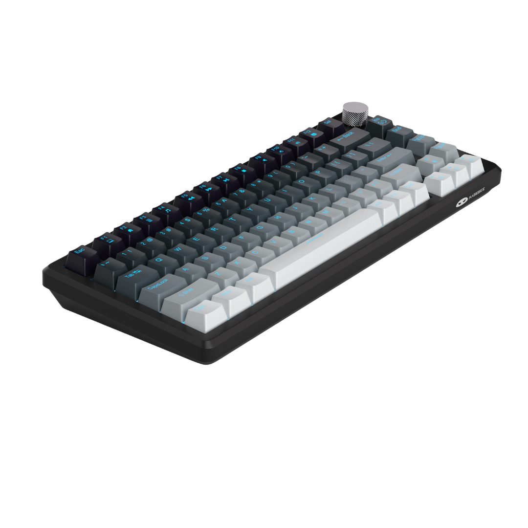 MageGee MK-STAR75 Black Grey Gradient Wired Mechanical Keyboard-Red Switch 2 MageGee MK-STAR75 Black Grey Gradient Wired Mechanical Keyboard-Red Switch - Image 2