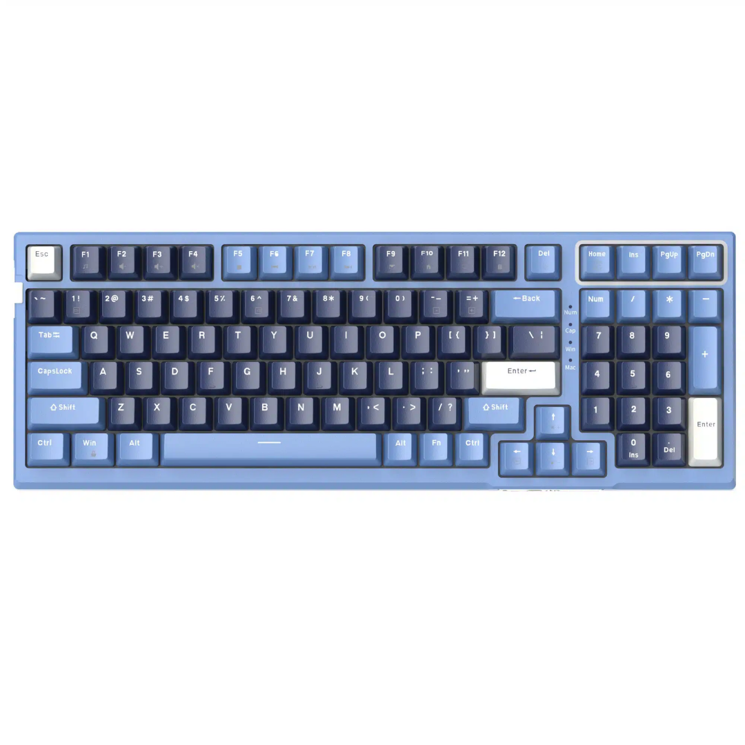 MageGee SKY98 95% Hot Swappable Wired RGB Mechanical Keyboard- Prussian Blue 1 MageGee SKY98 95% Hot Swappable Wired RGB Mechanical Keyboard- Prussian Blue