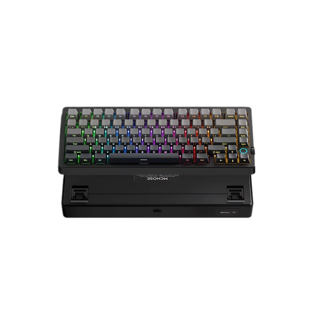 MCHOSE G75 V2 Quick Gold V3 Tri-Mode Hot-Swappable Mechanical Keyboard 3 MCHOSE G75 V2 Quick Gold V3 Tri-Mode Hot-Swappable Mechanical Keyboard - Image 3