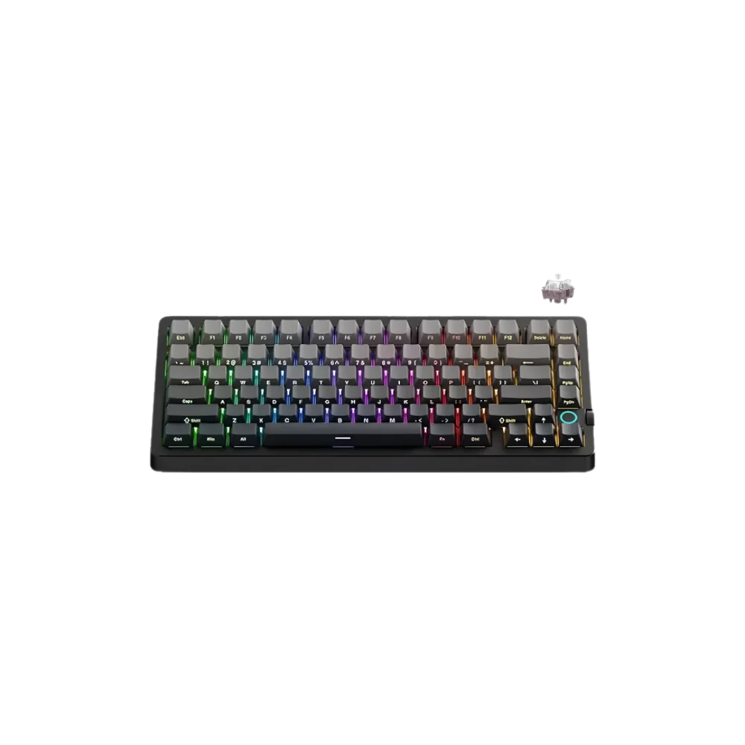 MCHOSE G75 V2 Quick Gold V3 Tri-Mode Hot-Swappable Mechanical Keyboard 2 MCHOSE G75 V2 Quick Gold V3 Tri-Mode Hot-Swappable Mechanical Keyboard - Image 2