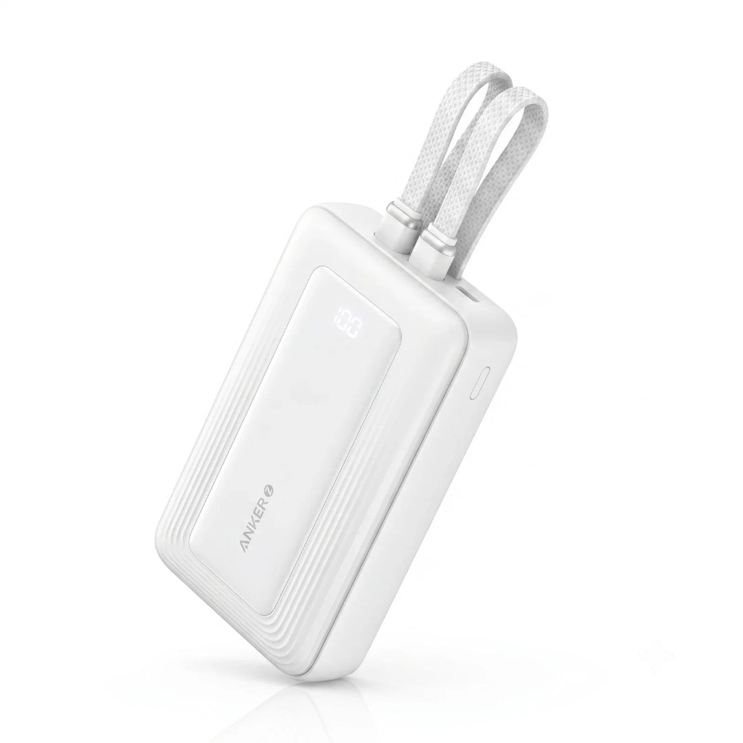 Anker Zolo 10000mAh 30W Power Bank with Built-in Type-C Cable 2 Anker Zolo 10000mAh 30W Power Bank with Built-in Type-C Cable - Image 2