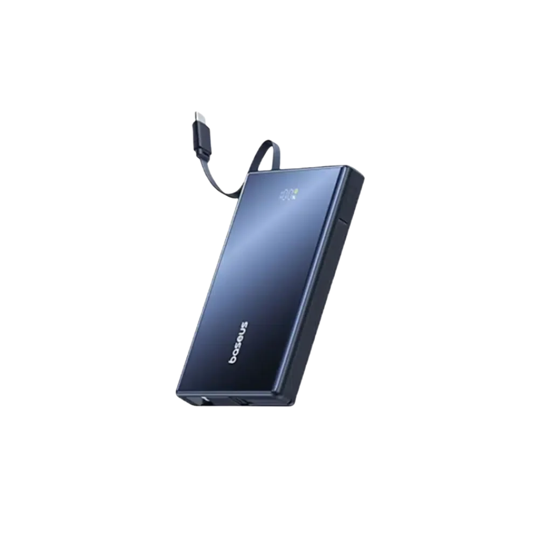 Baseus PicoGo 10000mAh 22.5W Fast Charging Power Bank with Built-in Dual-Cables - Black 1 Baseus PicoGo 10000mAh 22.5W Fast Charging Power Bank with Built-in Dual-Cables - Black
