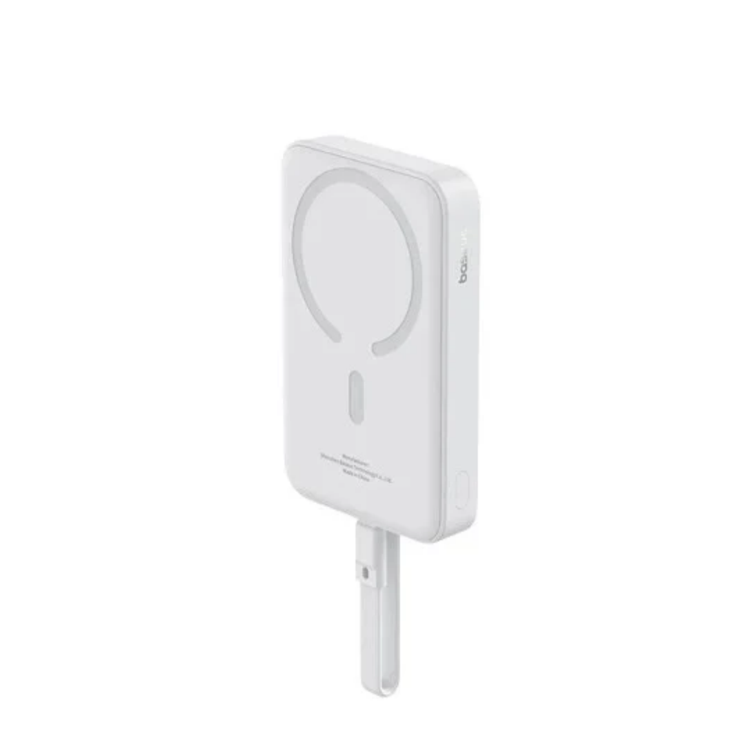 Baseus Magnetic Mini 10000mAh 30W Wireless Power Bank - White 2 Baseus Magnetic Mini 10000mAh 30W Wireless Power Bank - White - Image 2
