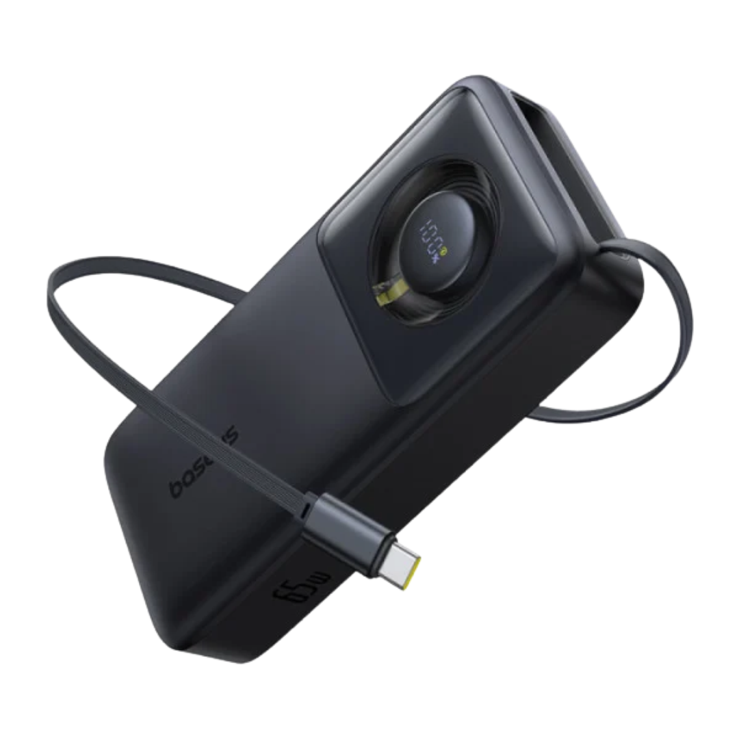 Baseus NOMOS 65W 20000mAh Power Bank with Retractable Type-C Cable 3 Baseus NOMOS 65W 20000mAh Power Bank with Retractable Type-C Cable - Image 3