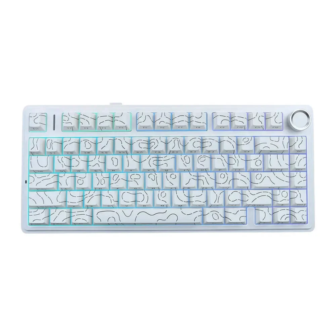 AULA F75 Gasket Three Mode Mechanical Keyboard 7 AULA F75 Gasket Three Mode Mechanical Keyboard - Image 7
