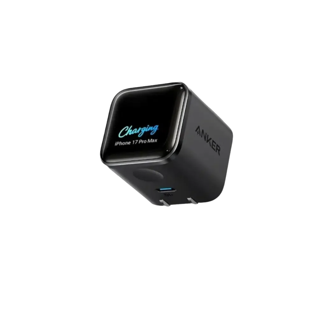Anker Nano A121D 45W Smart Display GaN Fast Charger, Black 1 Anker Nano A121D 45W Smart Display GaN Fast Charger, Black