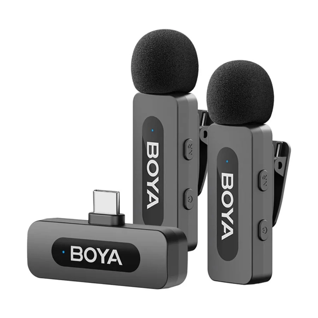 BOYA BY-V20 2.0 Ultracompact 2.4GHz Wireless Microphone System for Type-C Device 2 BOYA BY-V20 2.0 Ultracompact 2.4GHz Wireless Microphone System for Type-C Device - Image 2