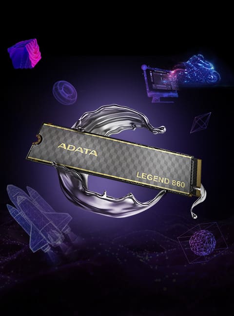 ADATA LEGEND 860 500GB PCIe Gen4 NVMe M.2 SSD 3 ADATA LEGEND 860 500GB PCIe Gen4 NVMe M.2 SSD - Image 3