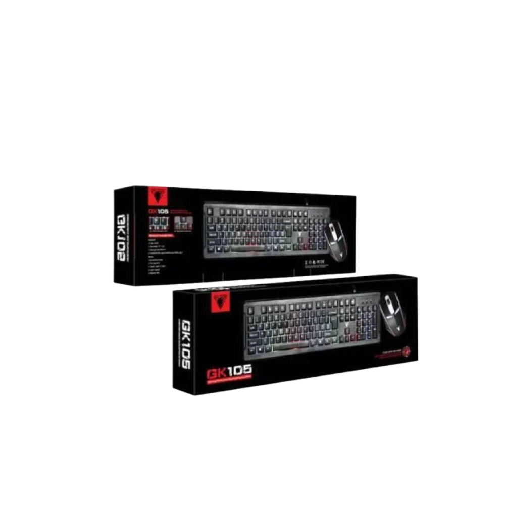 JEDEL GK105 RGB Wired Gaming Keyboard And Mouse Combo 4 JEDEL GK105 RGB Wired Gaming Keyboard And Mouse Combo - Image 4