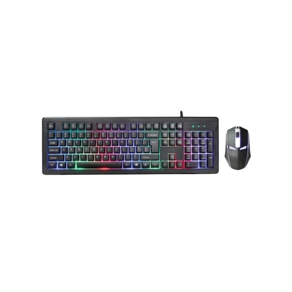 JEDEL GK105 RGB Wired Gaming Keyboard And Mouse Combo 1 JEDEL GK105 RGB Wired Gaming Keyboard And Mouse Combo